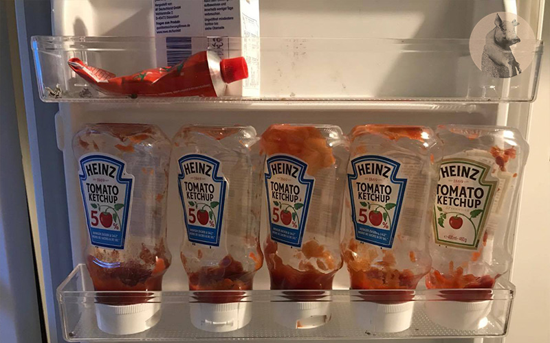 ketchup frigorifero