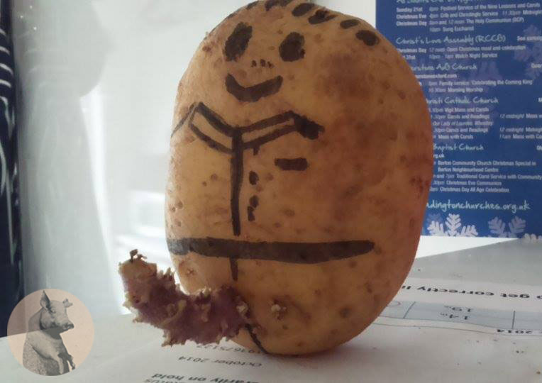 patata decorata