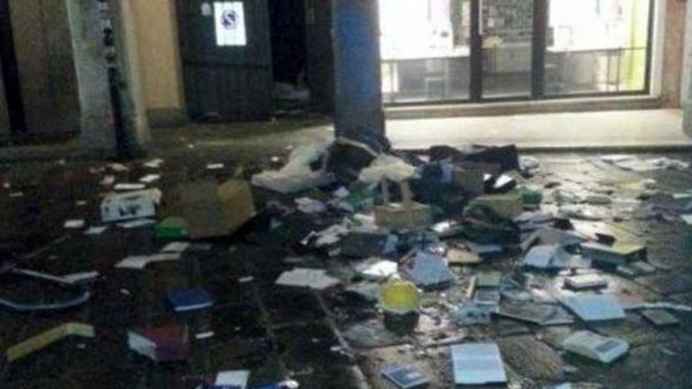 padova oggetti gettati dalla finestra